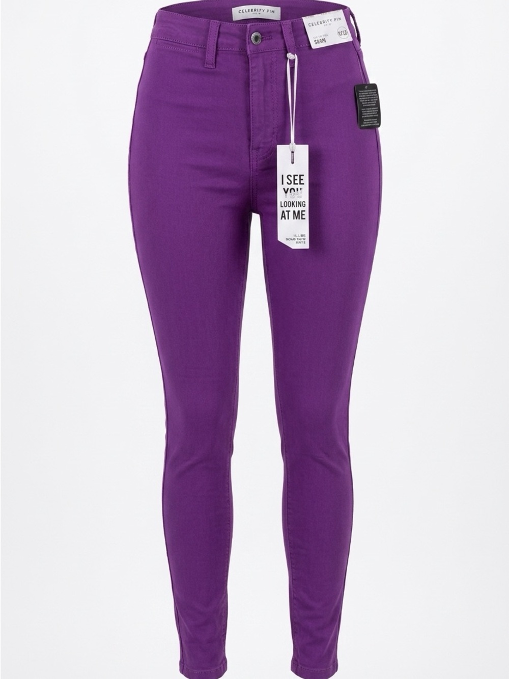 Celebrity Pink Juniors 0/24 Purple High Rise Skinny Pants Stretch